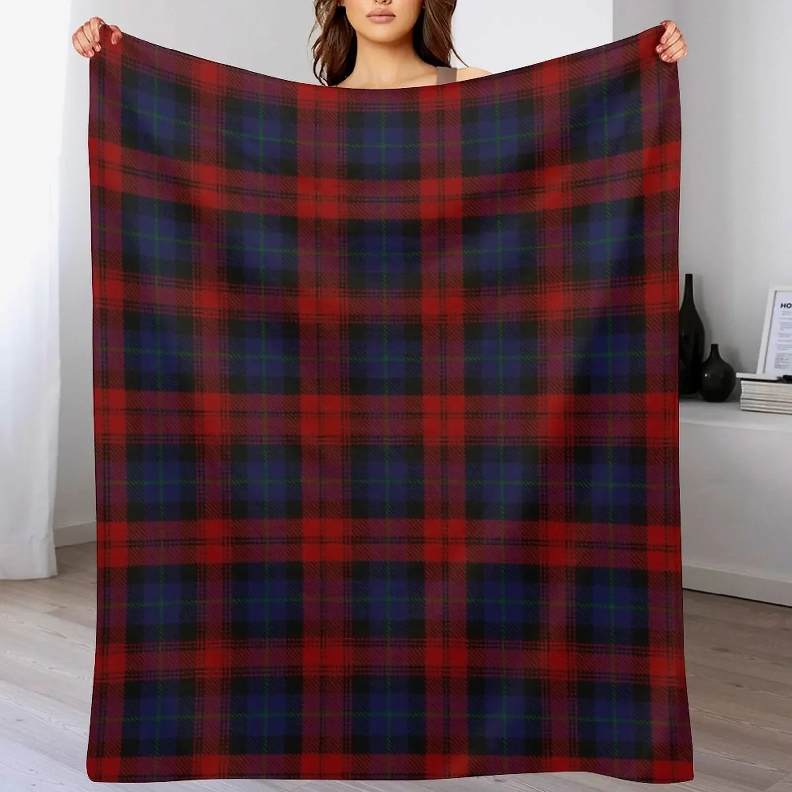 MacLachlan Tartan Throw Blanket Outdoor Soft Blanket for Picnic Beach Camping