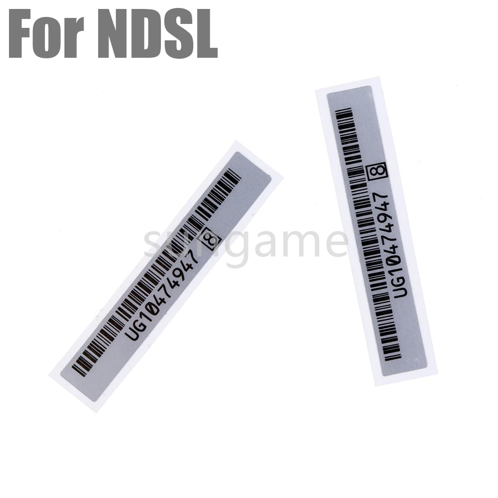 10pcs For NDSL Serial Number Back Sticker Barcode For 3DS FOR 3DSXL FOR NEW 3DSXL FOR NDSIXL Universal