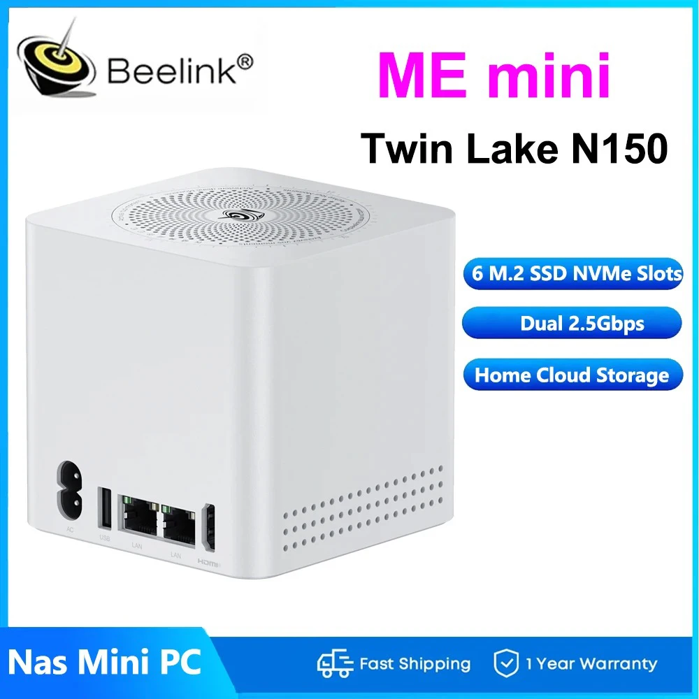 توصية وتحليل لـ Mini NAS من Beelink ME: حل مثالي لتخزين البيانات في المنزل