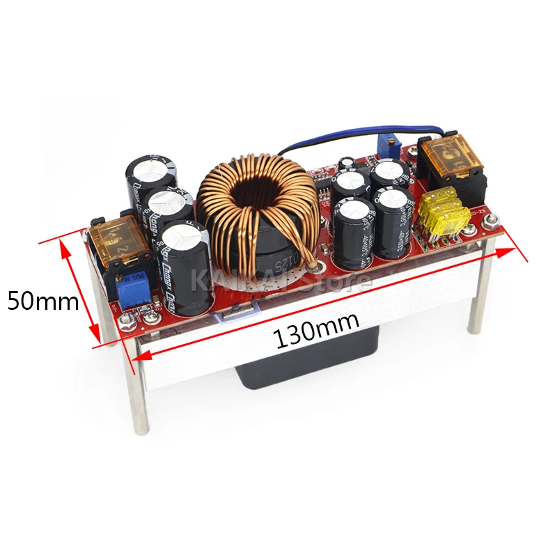 DC-DC 1500W Voltage Step Up Converter Boost CC CV Power Supply Module Step Up Constant Current Module DC-DC 10-60V to 12-97V