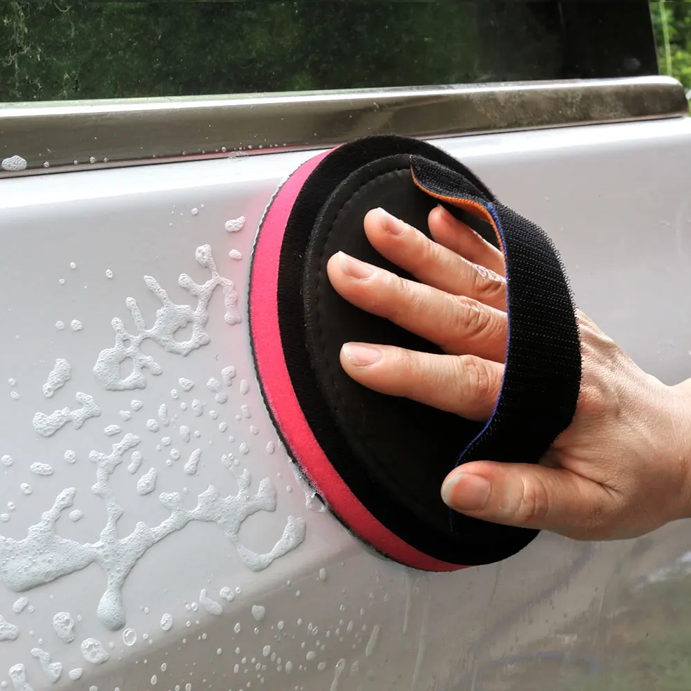 160mm MARFLO Car Washing Magic Clay  Bar Pad Cleaning Paint Before Car Polish Sponge Wax Medium King Heavy Grade