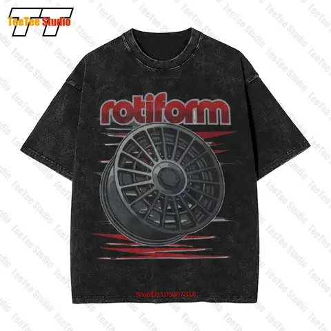 Rotiform Las R Wheel Vintage Oversized T-Shirt LMJB
