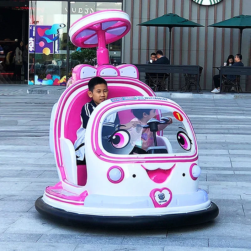 Fancy Helicopter Children's Battery Operated Bumper Car Outdoor Ride-on For Family Fun In Theme Parks
