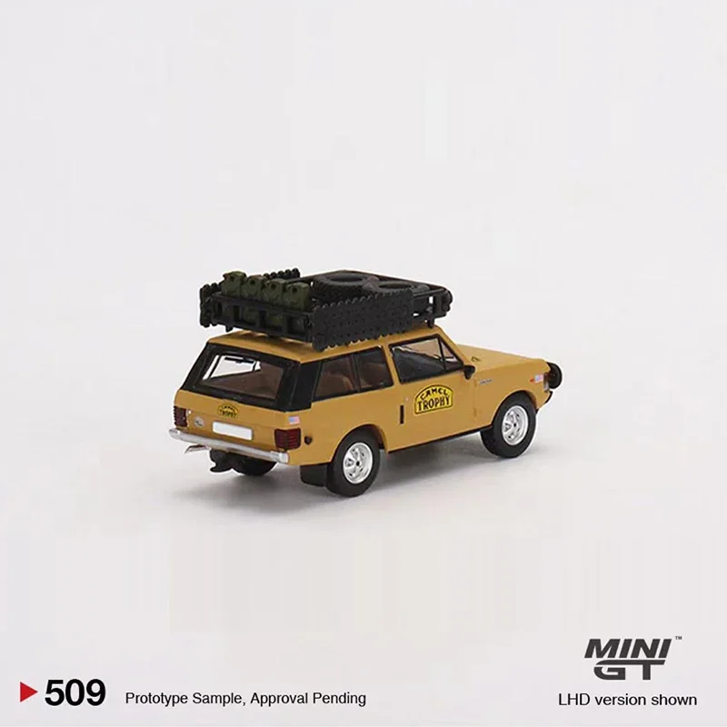 MINI GT 1:64 Range R 1982 Camel Trophy Papua New Guinea Team USA Model Car# 509 LHD