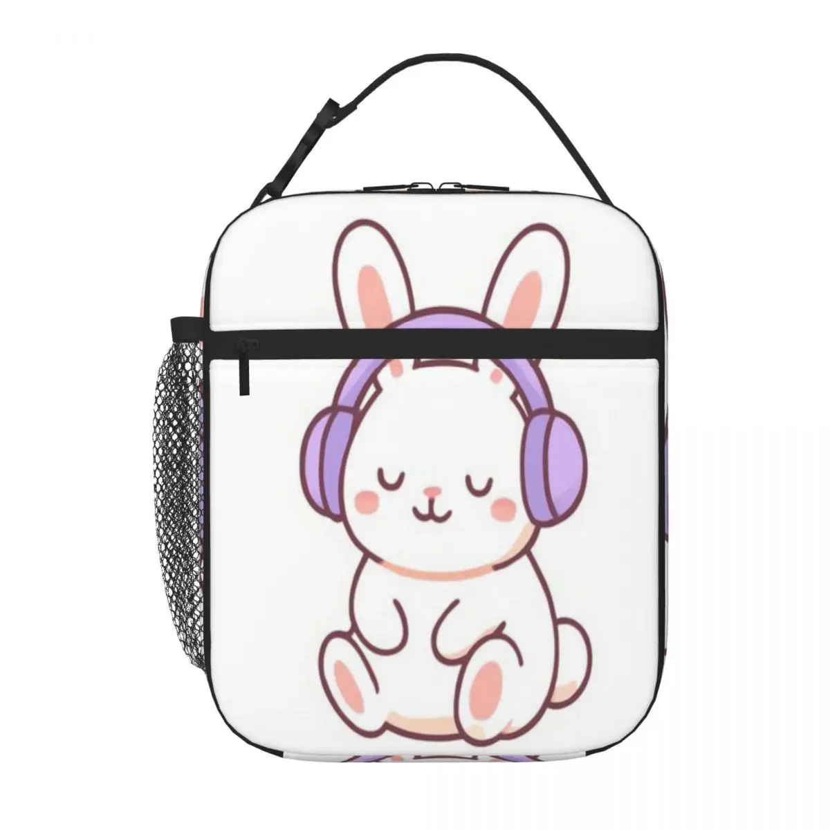 Bestselling Chill Bunny With Headphones - Cute Music Sticker Cute Thermal Lunch Bag Cruise Travel Thermal Food Carrier