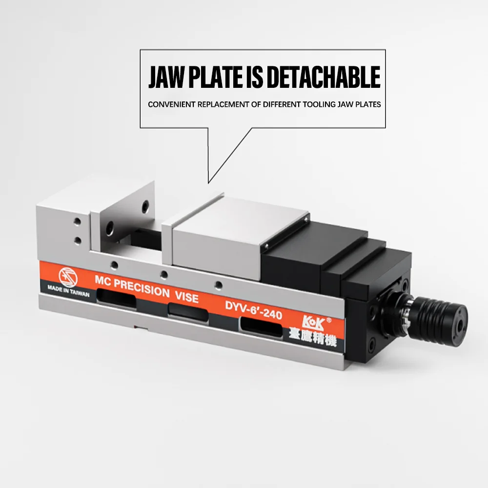 Precision hydraulic vise with a maximum clamping capacity of 240/300mm, mechanical vise with an accuracy of 0.005mmPrecision Hyd