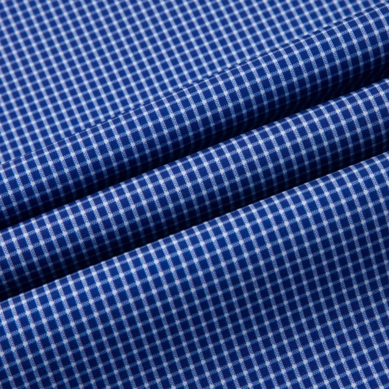 Striped Plaid Shirts Men's Long Sleeve Shirt Non-Iron Printing Casual Men's Shirt Long Sleeve Slim Fit Business Wrinkle-Free