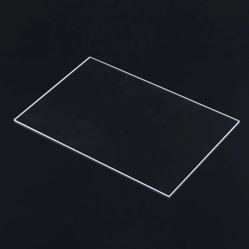Ultra Thin Float Soda Lime Glass Sheet, 100x100mm, 0.7/1.0/1.1/1.5mm, 25Pcs Per Box for Aquarium Water Quality Test & Lab Use