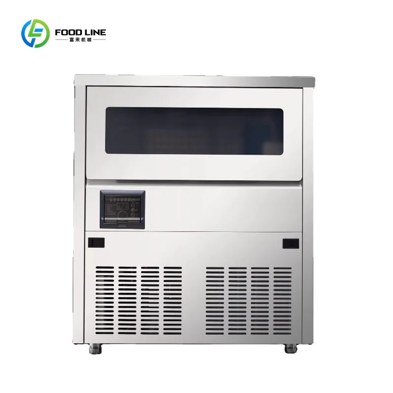 

Customized 55kg CE Energy Saving Certification Home Bar Automatic Bullet Ice Maker Making Machine in Ice Selling