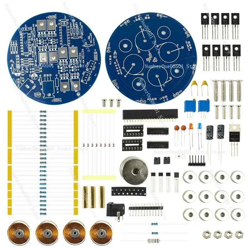 

DIY Kit Fun Electronics Soldering Practice Circuit Board Coil Parts For Student School Teaching Maker Project Beginner -001