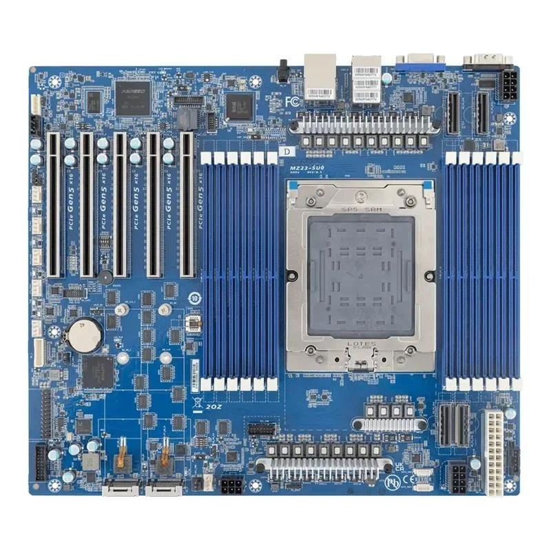 for Gigabyte MZ23-SU0 CEB Single Slot SP5 LGA 6096 Server Motherboard Supports EPYC Processor DDR5 RAM Data Center