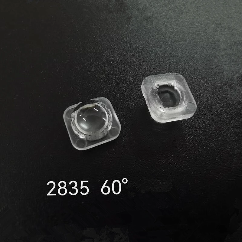 Imagem -02 - Led Lente Óptica com Superfície Limpa Materiais de Pmma Novo Alta Qualidade Tamanho 7.5x7 mm 30 60 Graus M7.5 2835