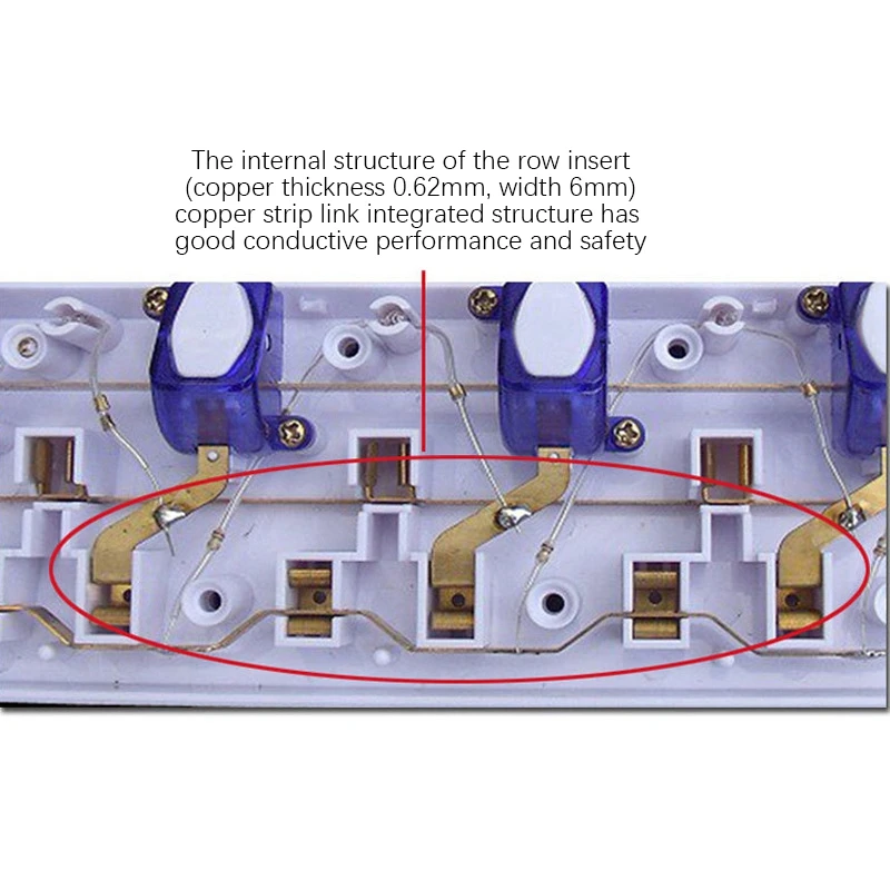 2 Way Extension Lead With Switches Portable White Power Accessory In Home Office 2M/6.6FT 13A Extension Cable(UK Plug)