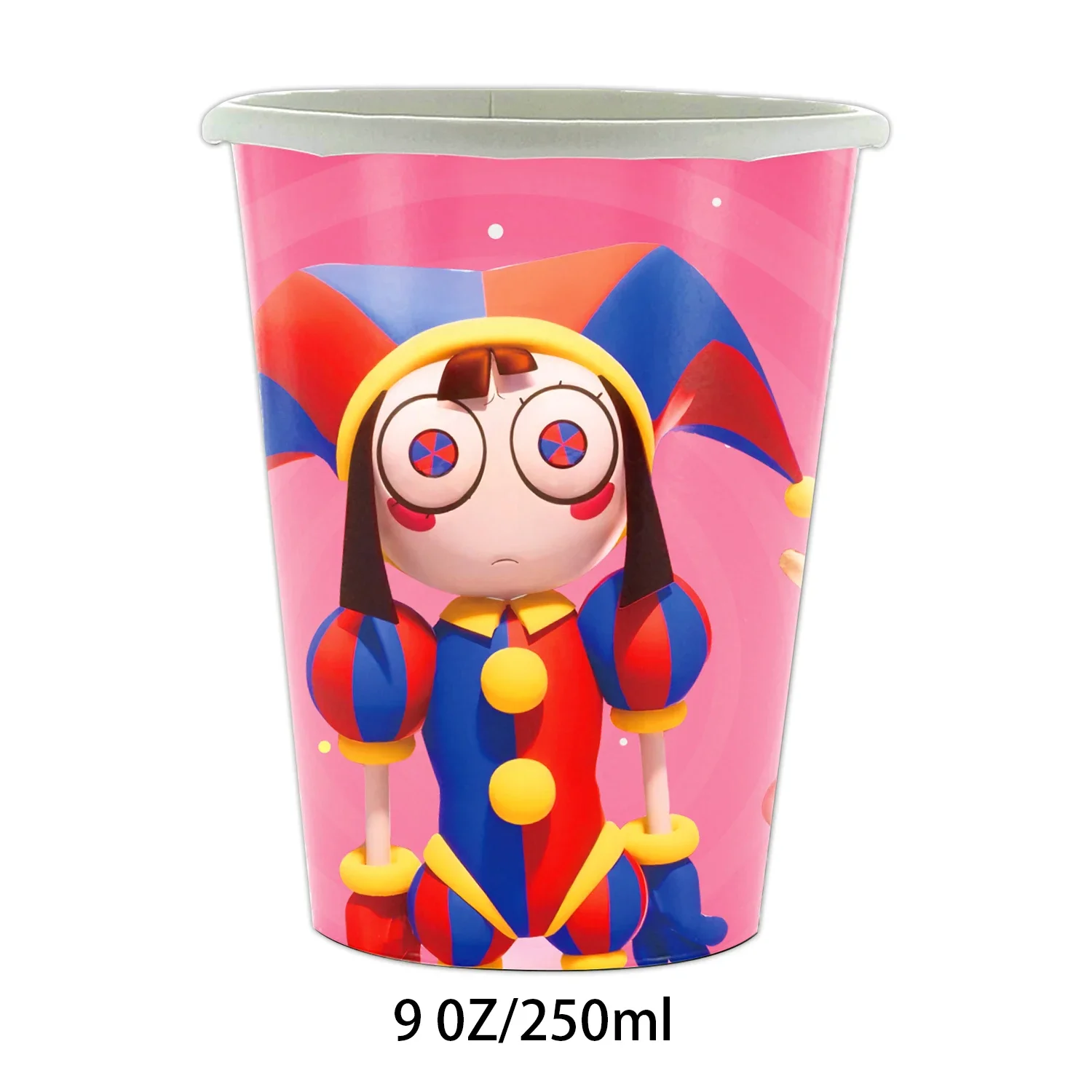 The Amazing Digital Circus Birthday Party Decoration Disposable Tableware Balloons Tablecloth Cake Toppers for Kids Baby Shower