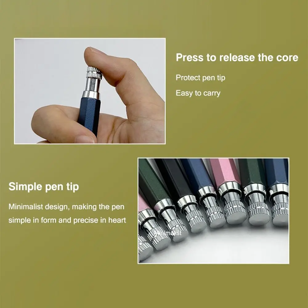 4.0mm Vulpotlood Metalen 2B/4B/6B/8B/10B Potlood Refill Automatische potloodschets Comics Ontwerp Tekening Schrijven Tool
