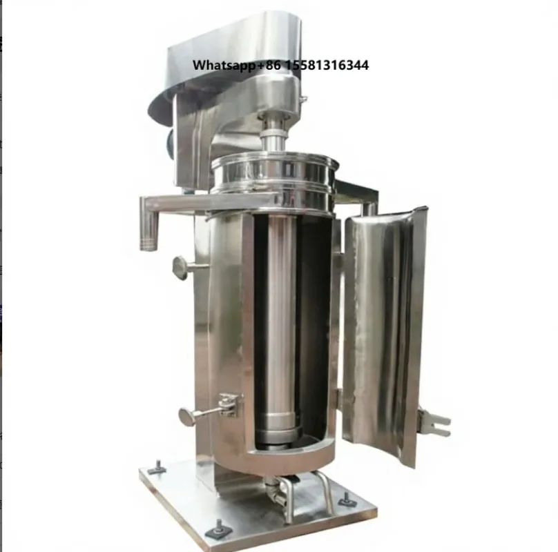 Oil Filter Clarify Solid Liquid Separation Tubular Oil Water Separator Oil Tubular Bowl Centrifuge Separator Machine