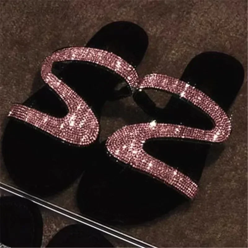 Sexy Women Sandals Summer Beac – Rhinestone Sandal Women recenzja i cena