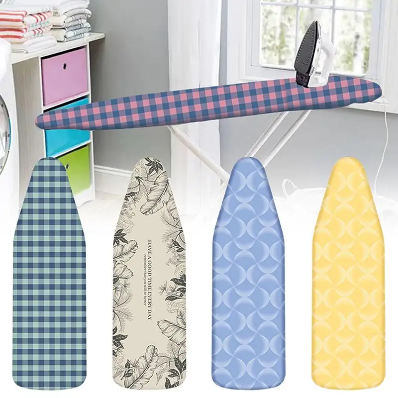 Durable Ironing Board Cloth Heat Resistant Decorative Ironing Board Cover With Floral Animals Design Universal Laundry Supplies