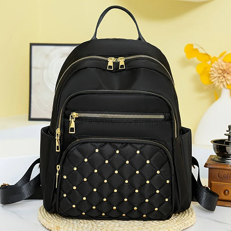 

Fashionable travel backpack backpack oxford cloth new fashion travel bag women's large capacity versatile