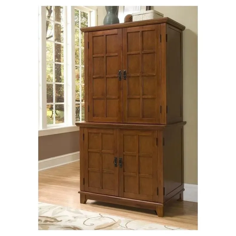 Tall Solid Wood Locker Vertical Large Capacity Space Saving Multi Layer Storage Room Display Cabinet