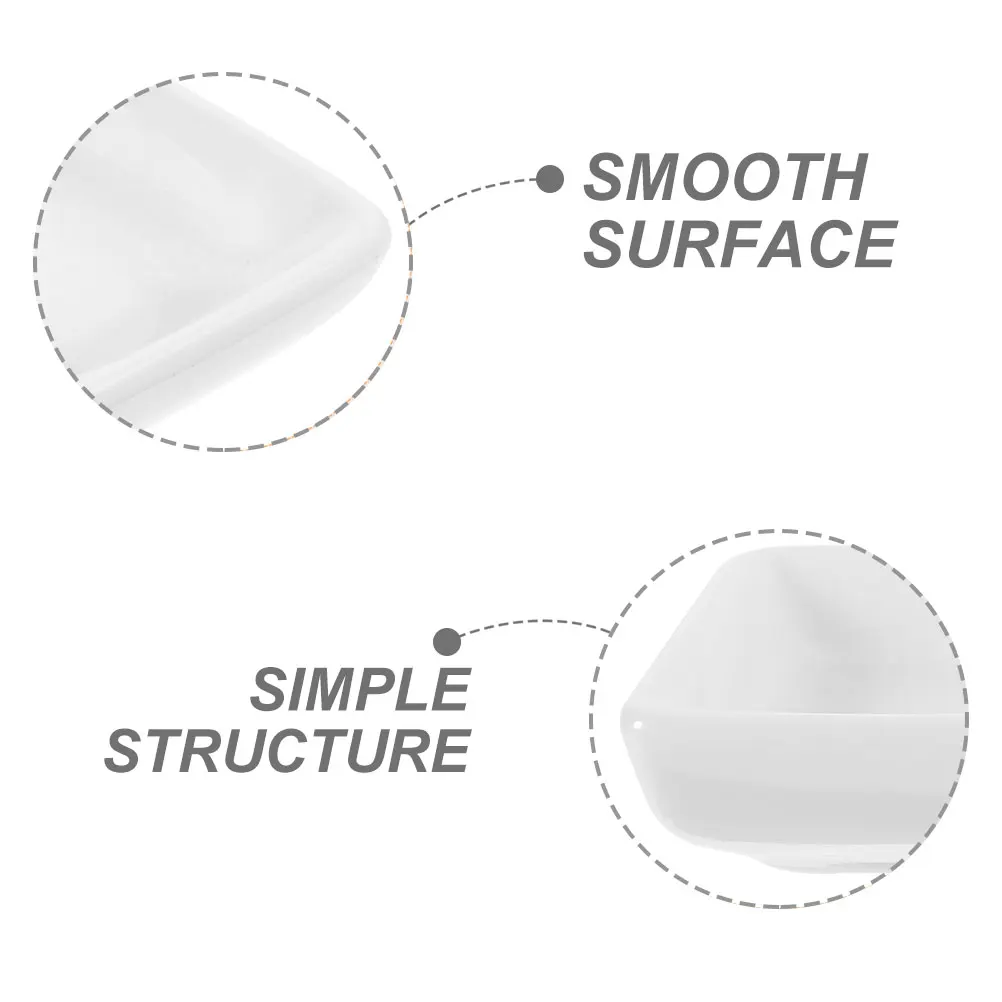 

4Pcs Small Ceramic Dipping Bowls Compact Sauce Dishes for Condiments Appetizers Kitchen Serving Plates Divided Sauce Dish