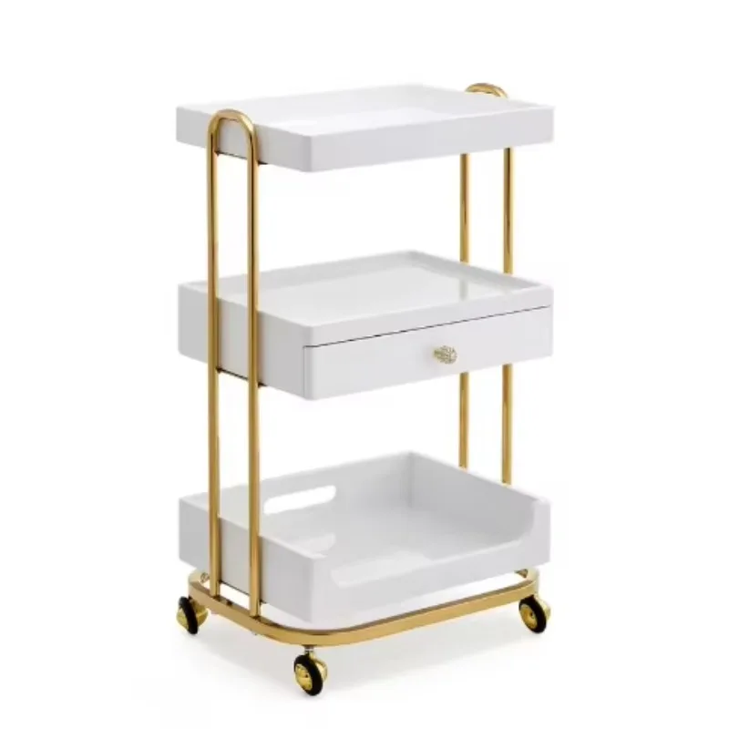 

Hot Selling Hair Salon Trolley Salon Cart Trolley Multifunctional Cart Hairdresser Show Trolley for Beauty Shops