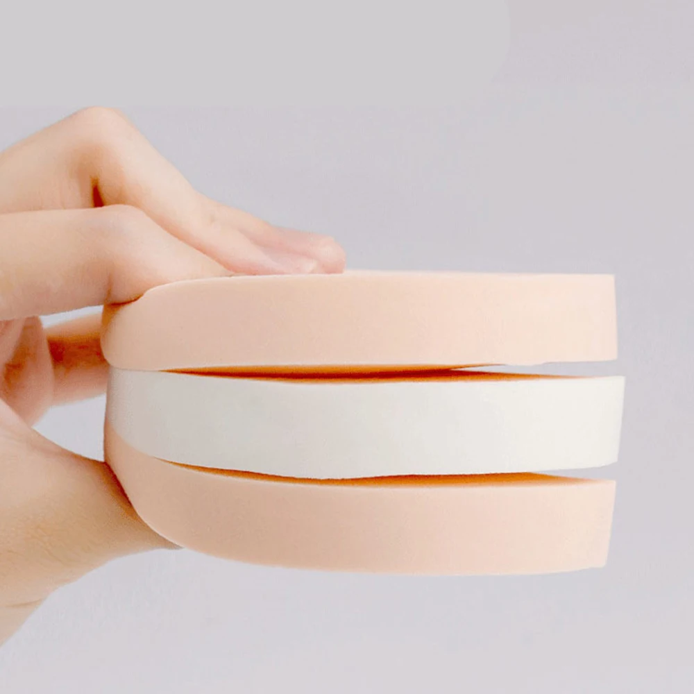 Applicateur de maquillage bouffant de poudre, outil de beauté, bouffée de poudre pour le visage, tampon éponge cosmétique, mélangeur de poudre pour sec et humide, 10 pièces