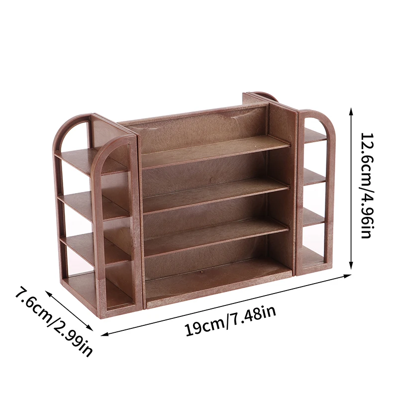 1/12 Poppenhuis Mini Supermarkt Display Plank Poppenhuis Winkel Kast Model Poppen Huis Meubelen Decoratieaccessoires