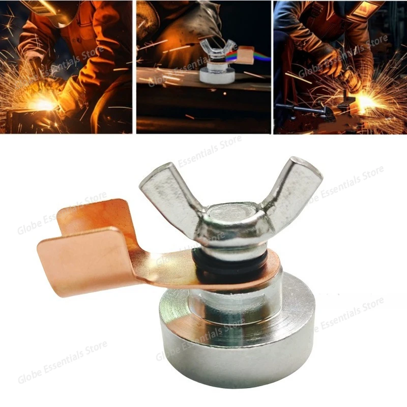 

Магнитный сварочный зажим для заземления, инструмент для зажима заземления, поддержка магнитной головки, инструмент для зажима