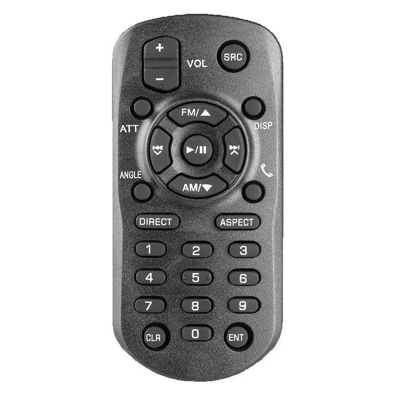 Control Remoto RM-RK258 para Receptor de Audio para Auto JVC, Compatible con los Modelos KW-V25BT, KW-M150BT, KW-V21BT, KW-V11, KW-V960BW, KVC-120BT, KW-V950BW