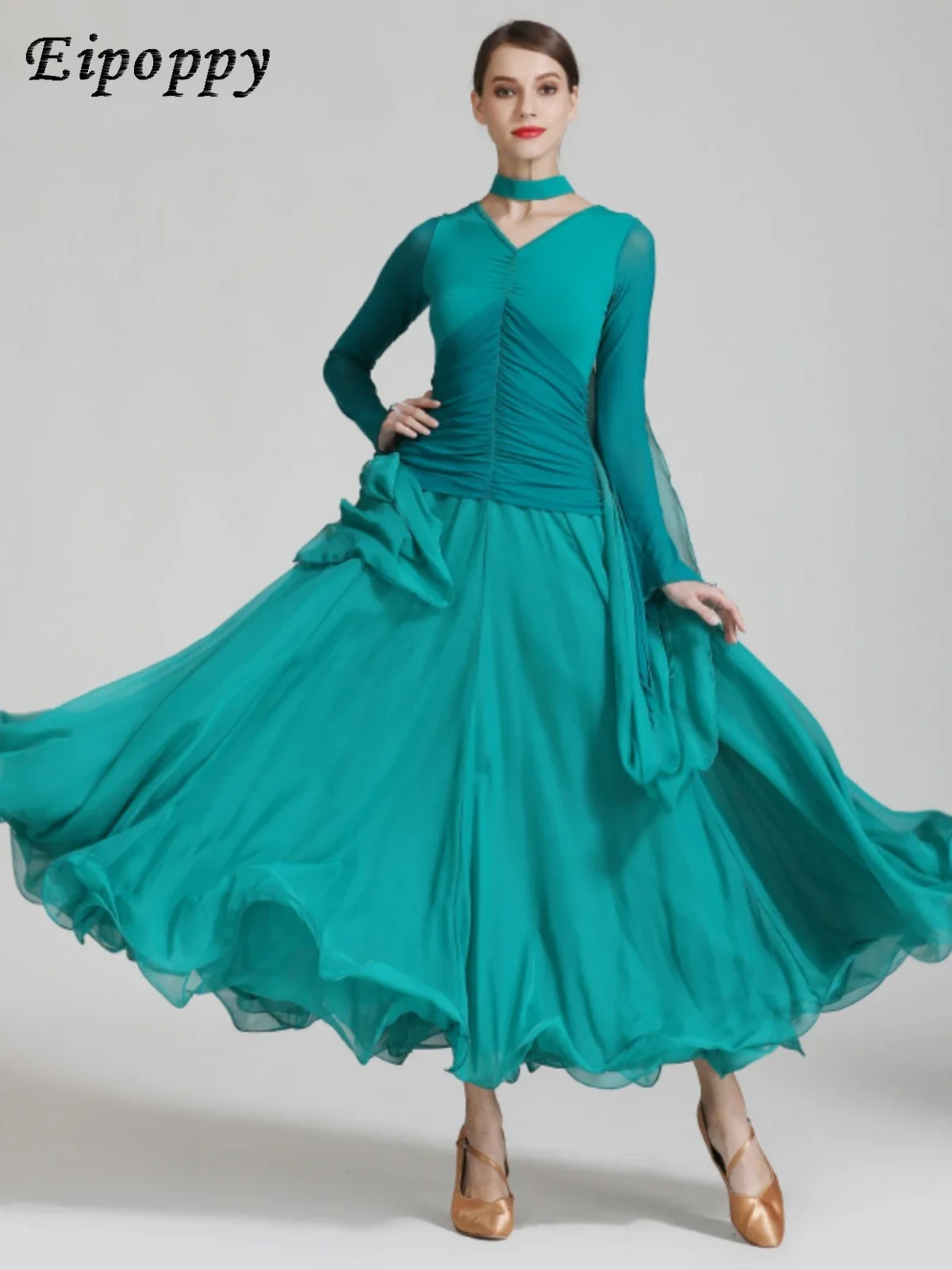 Modernes Tanz kleid Ballsaal Tanz kleid Walzer großer Swing Rock National Standard Tanz kostüm