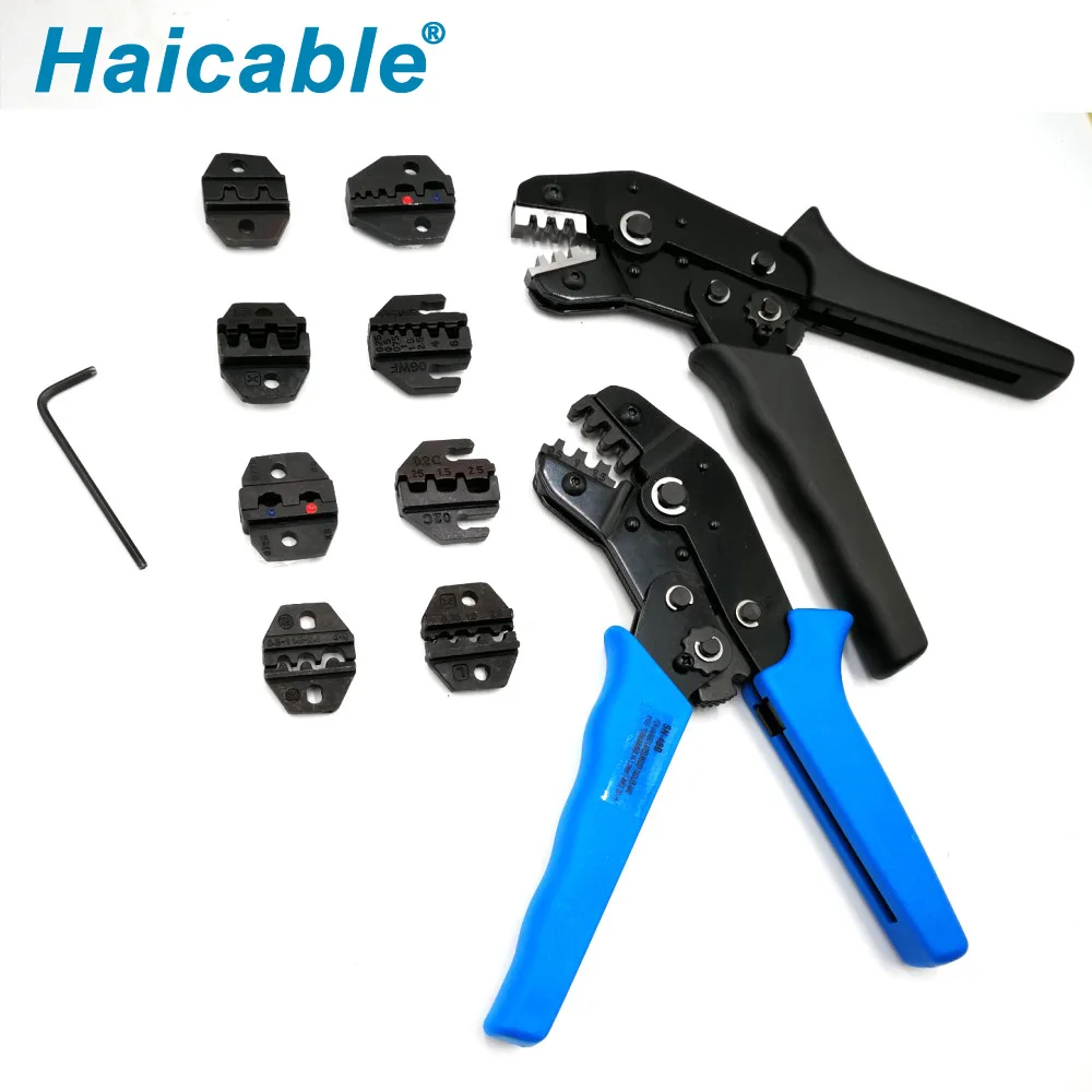 مجموعة أدوات العقص اليدوية SN-48BKS كابل المكشكش اليدوي ذو طيات يموت عدة