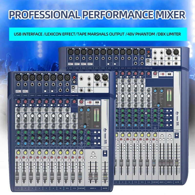 M Controller Mixer Audio Sound Mixing Table Card Professional Pc Digital Consoles Interface Console Pro Equipment 16 22 Channel