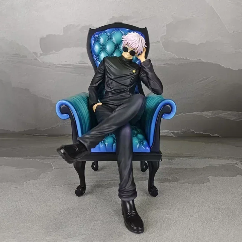 Jujutsu Kaisen Anime Figure AA & AX Sitting Geto Suguru Figurine Sofa Satoru Gojo Action Figure Collection Model Toy Xmas Gift