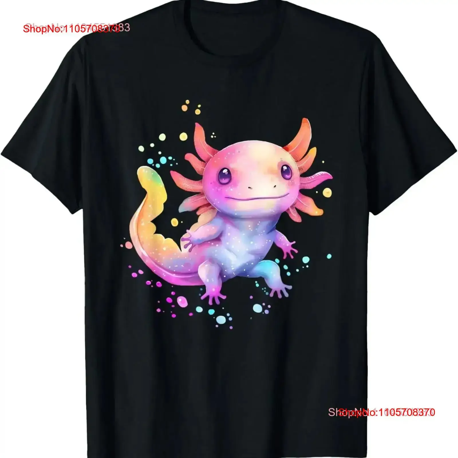 Axolotl Animal Pop Art Cute Lover For Boy Girl T Shirt vintage Washed Breathable graphic Stretched designer clothes