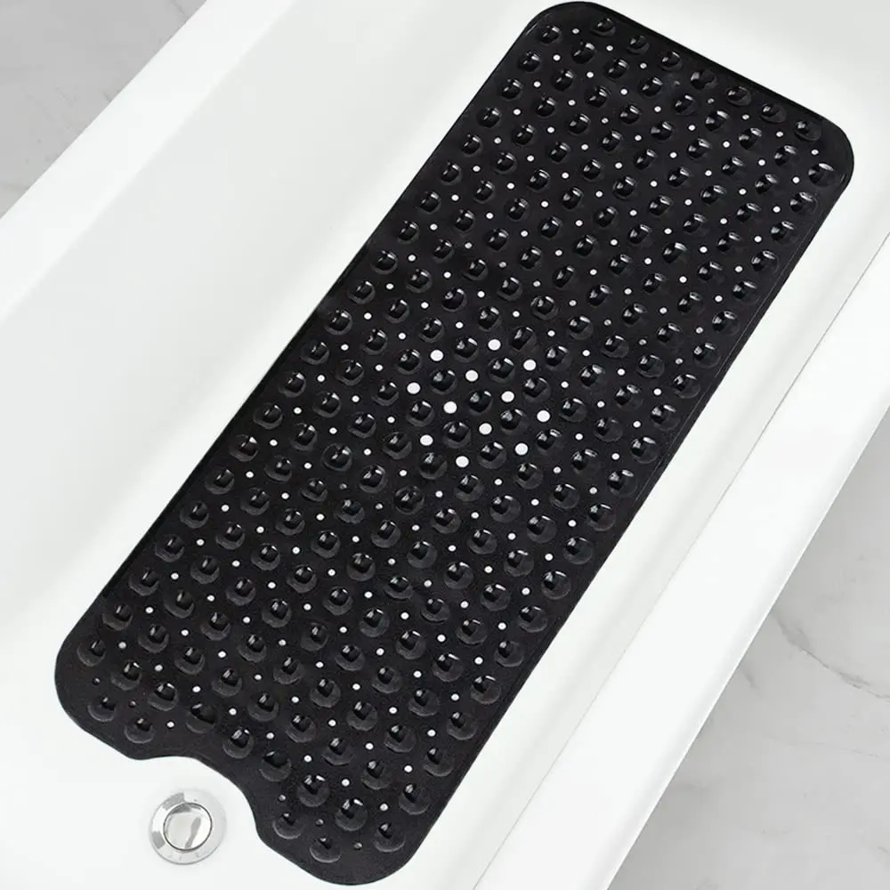 Badewannenmatten für Dusche und Wanne, Extra Lange Rutschfeste 40 X 16 Zoll Badematte mit Abflusslöchern und Saugnäpfen, Badematte für Badezimmer – Detail 2