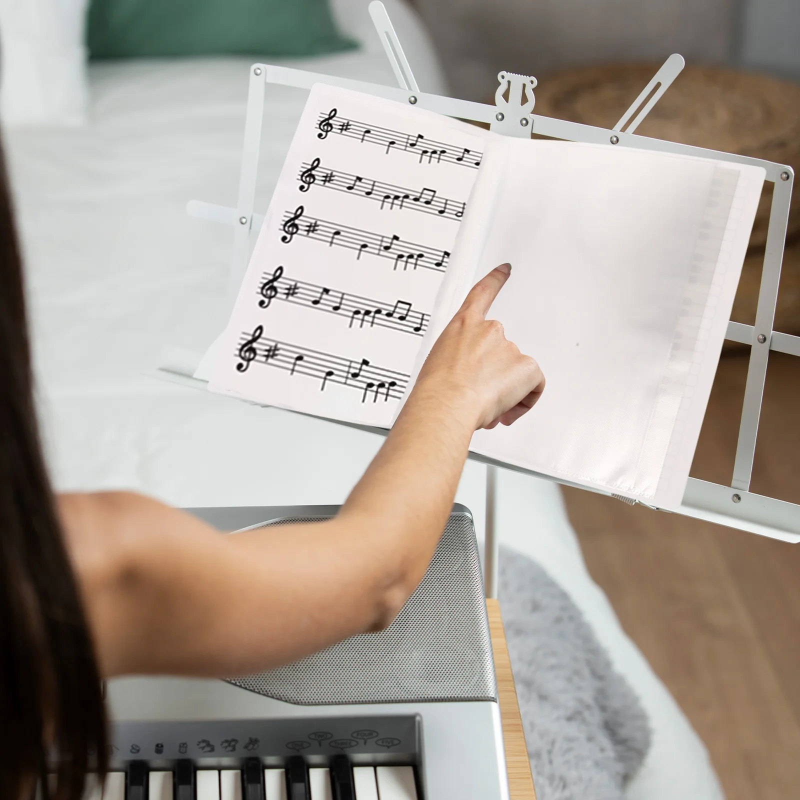 

Sheet Music Clip File Organizer Folder The Album Portable Clear Document Office