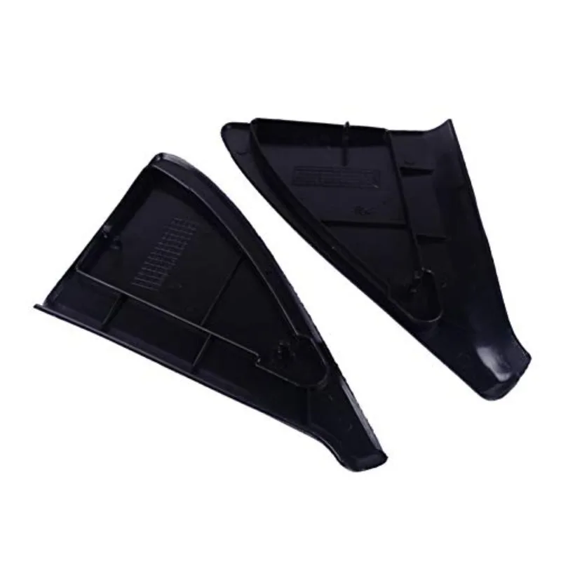 a Pair Interior Mirror Corner Trim Cover Left Right For VW Golf MK2 Jetta 2 1985-1992 191837993 191837994 Black Plastic