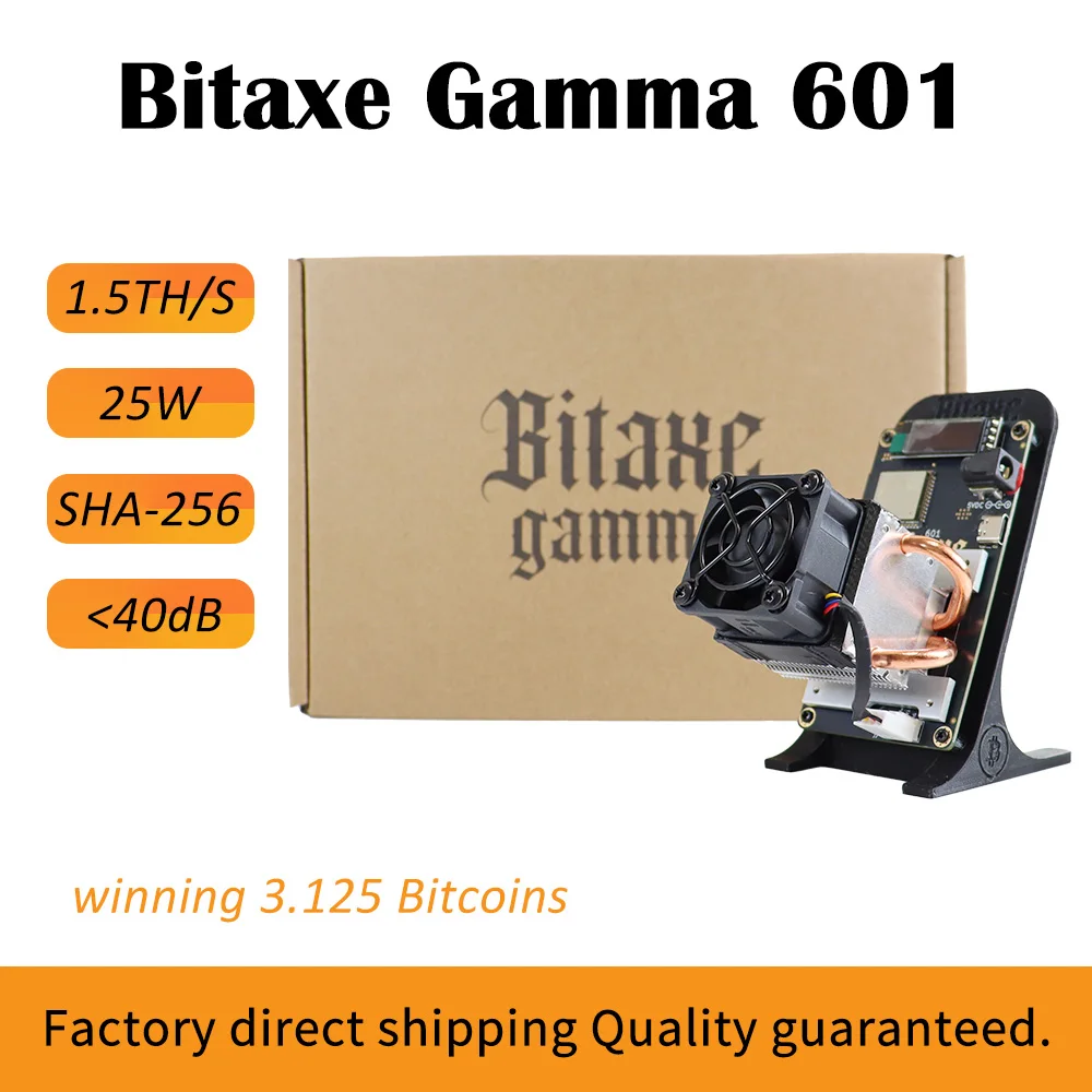 

Обновленный Bitaxe Gamma 601 1.2~1.5 TH/s SHA256 Bitcoin-майнер 2026 года, 20 Вт, сверхнизкое энергопотребление, для домашнего майнинга, ASIC-машина для криптовалютного майнинга