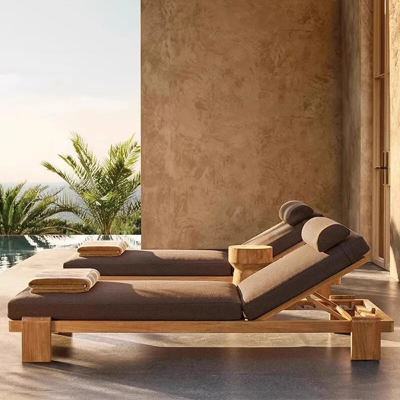 

Outdoor Lounges, Pool Loungers Resort Terrace Sunbathing, Beach Chairs