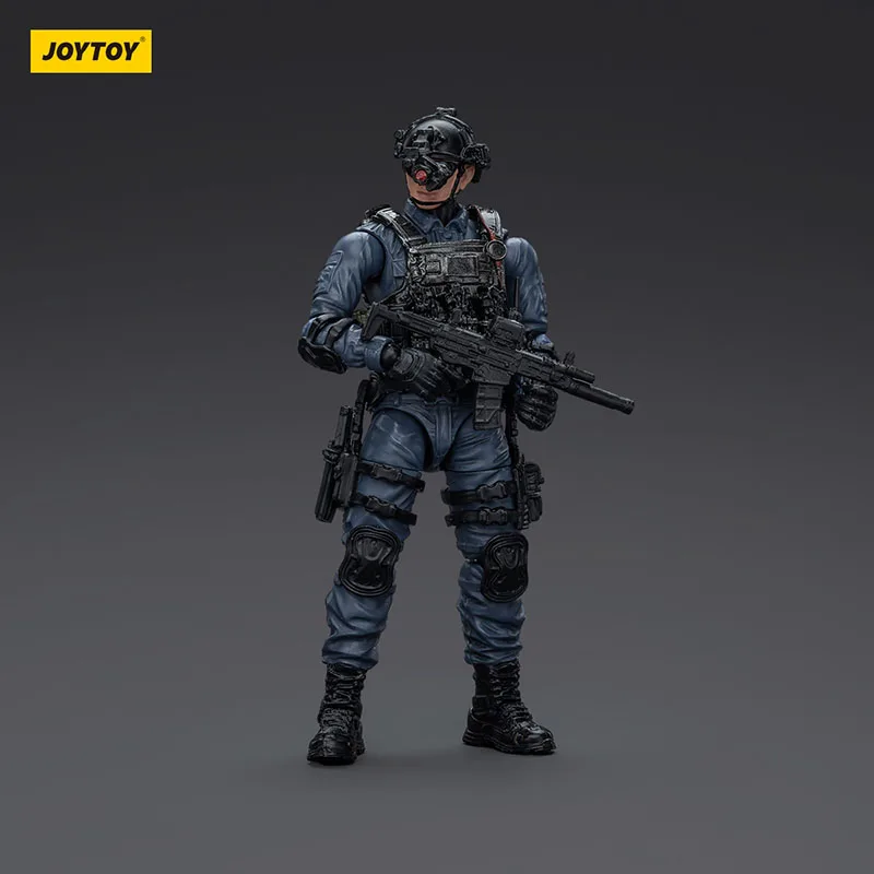 Joytoy 1/18 pacote de promoção do construtor do exército figura 32 membro da equipe de assalto figura de ação mini soldado estatueta brinquedo modelo colecionável