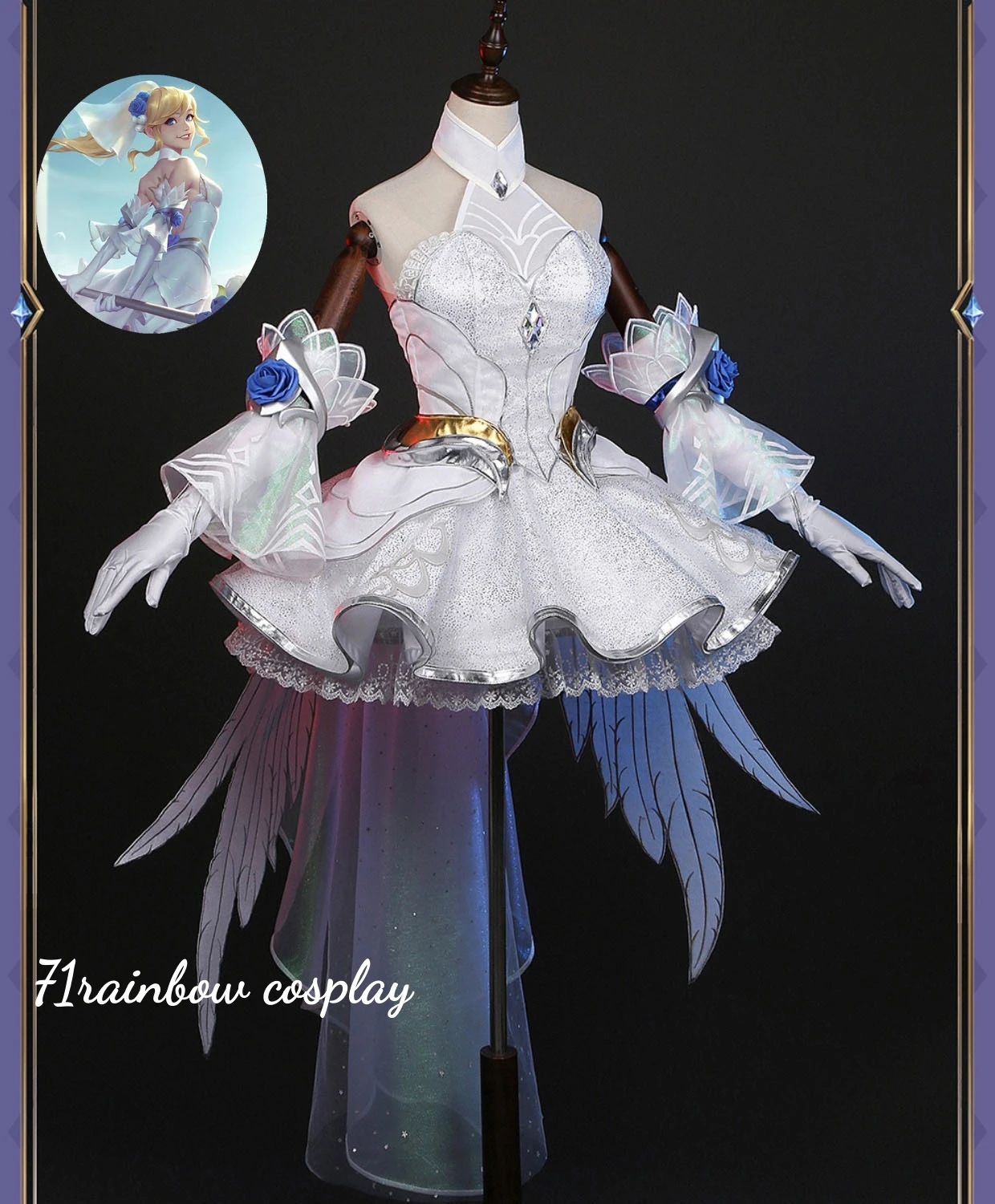 

Luxa Cosplay Game LOL the Lady of Luminosity Luxanna Cosplay Costume Woman Christmas Uniforms Dress Clothes Luxa LOL Cosplay