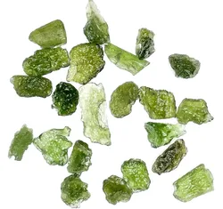 Moldavite Czech Meteorite Impact Glass Rough Stone Crystal Energy Stone