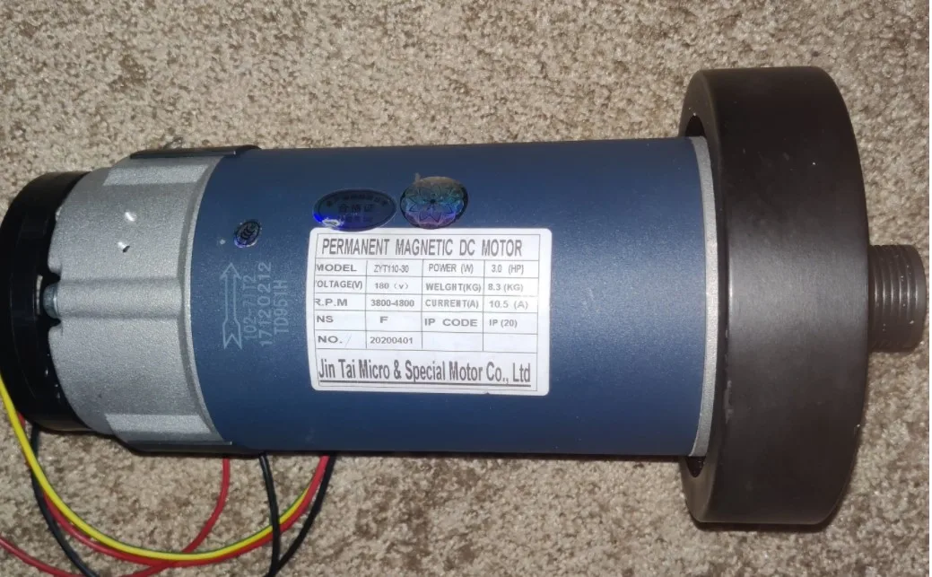 

Treadmill dc motor ZYT110-30 3.0HP 180VDC 3800-4800RPM 10.5A