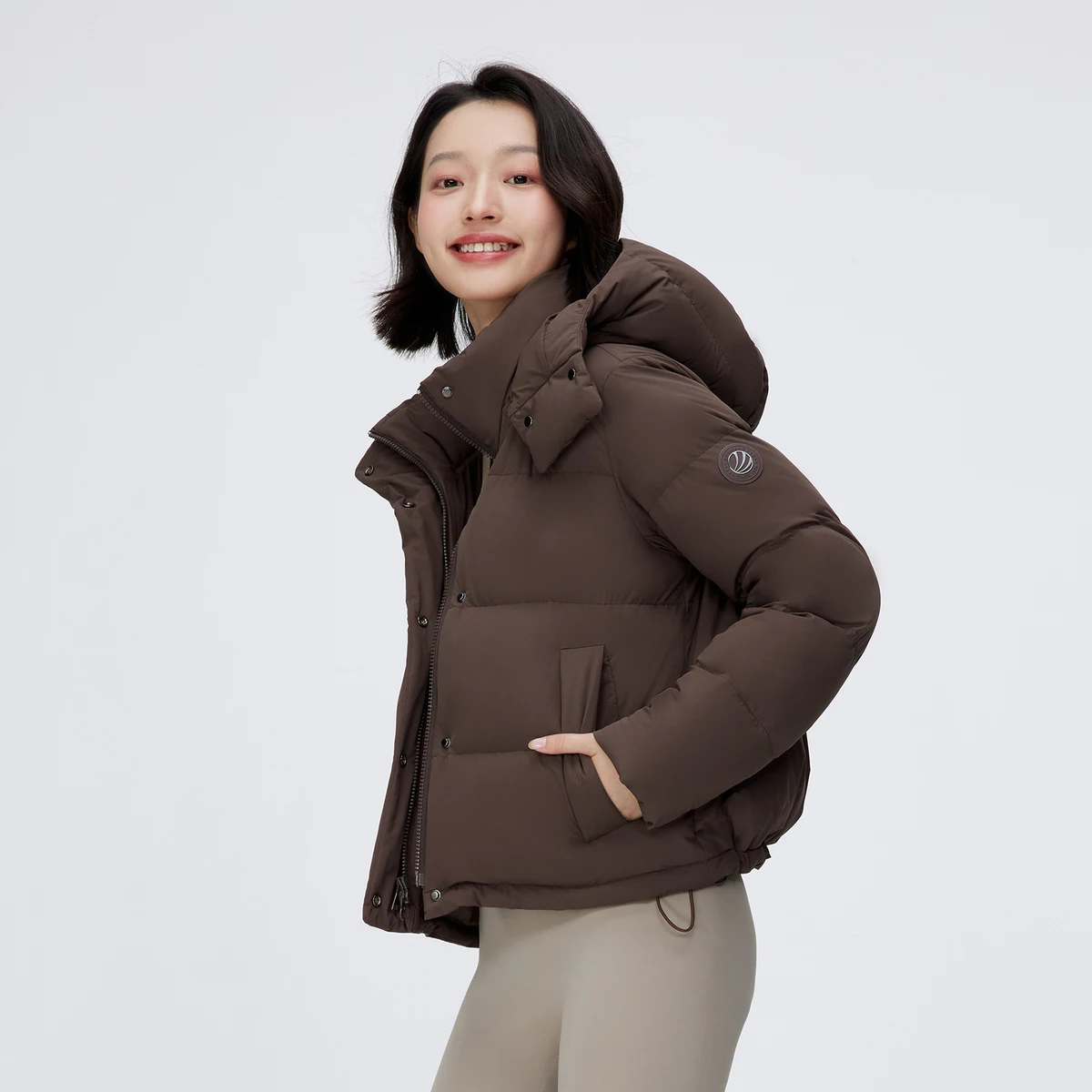 BOSIDENG Winter 90% Duck Down Jacket for Women casual jacket deep winter Puffer Jackets thicken Warm loose fashion