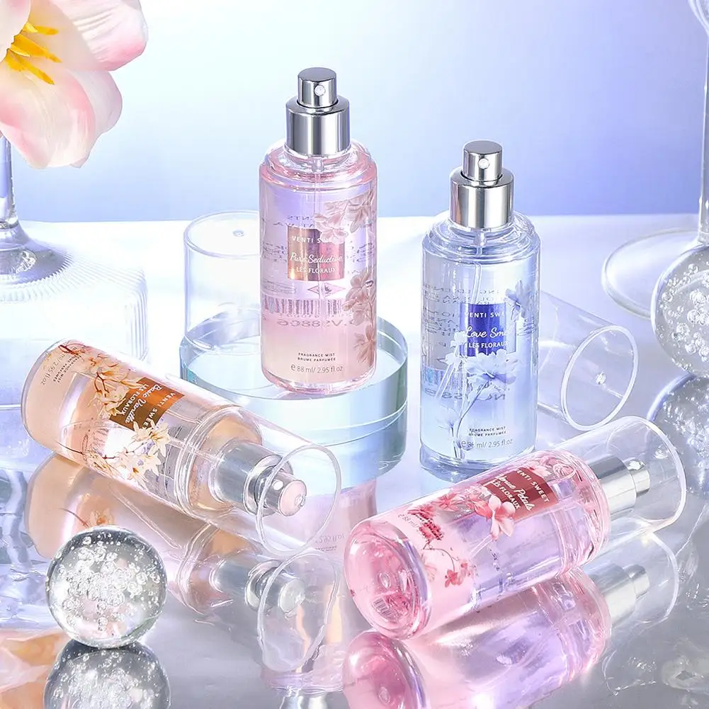 88ml fragrância floral perfume baunilha fragrância feminino data perfume de longa duração boa menina parfum corpo spray floral névoa ar fresco