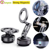 TenYua X93 Magnetic Car Phone Holder 360 degree Rotation Vacuum Adsorption Strong Suction Holder for Mobile Phone Car Bracket