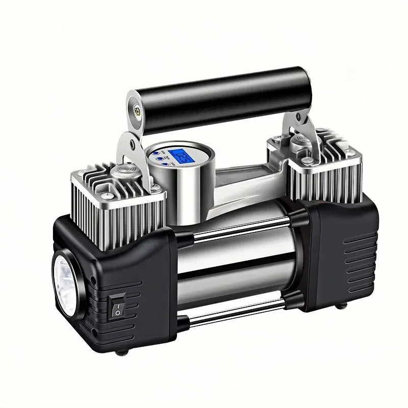 Car air pump double cylinder high pressure 12v high power car tire inflator electric air pump extremely fast inflation