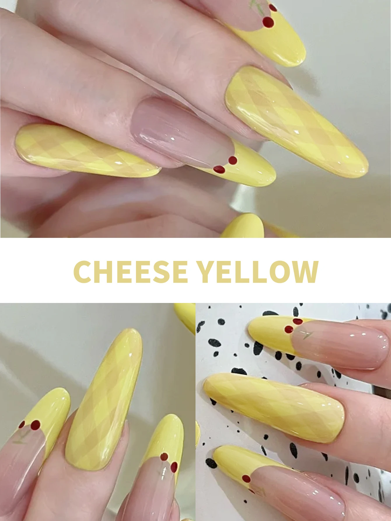XEIJAYI – vernis à ongles Gel jaune fromage, 1 pièce, 15ML, non parfumé, formule UV LED, nuances vertes populaires, cadeau parfait