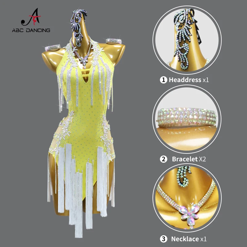 Latin Dans Pak Omzoomde Rok Vrouw Competitie Carnaval Jurk Toneelkostuum Prom Kleding 2025, Vrouwelijke Partij Ballroom Meisjes Sets